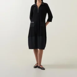 Memory Cocoon Shirt Dress