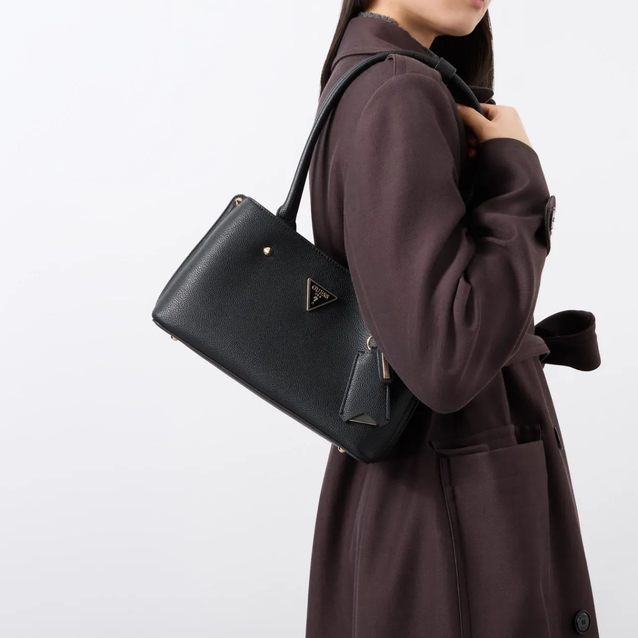 Hot GUESS Meridian Satchel Shoulder Bag