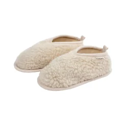 Clearance BINIBAMBA Merino Sheepskin Mama Booties Milk