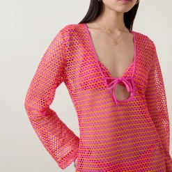 Online SEAFOLLY Mesh Effect Kaftan