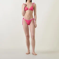 Hot SEAFOLLY Mesh Effect Side-Tie Bikini Briefs