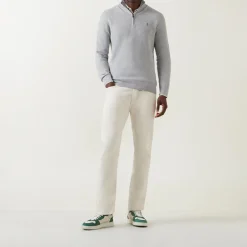 Discount POLO RALPH LAUREN Mesh-Knit Quarter-Zip Sweater