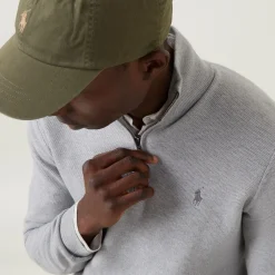 Discount POLO RALPH LAUREN Mesh-Knit Quarter-Zip Sweater