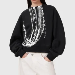 Metallo Chain Logo Sweatshirt