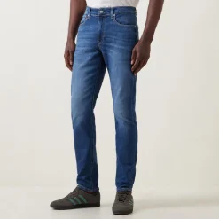 Mid Rise Slim Leg Jeans