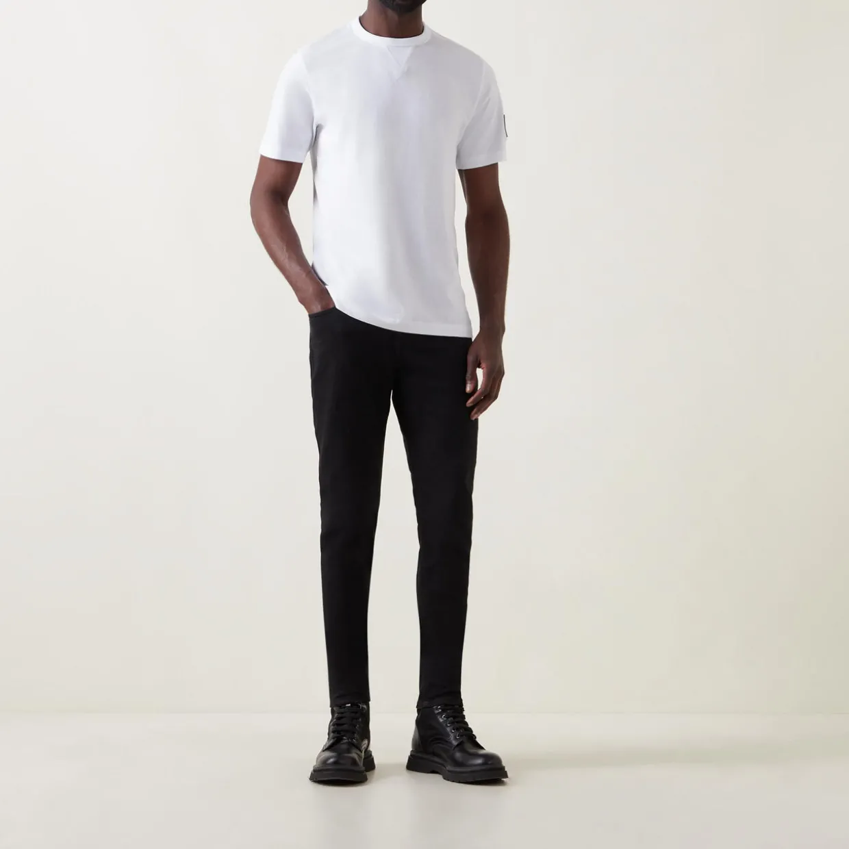 Mid Rise Slim Leg Jeans