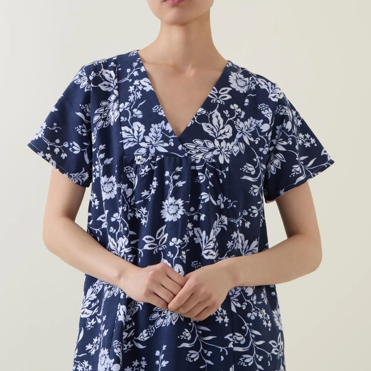 Hot COTTON REAL Midnight Fern Fleece Night Dress