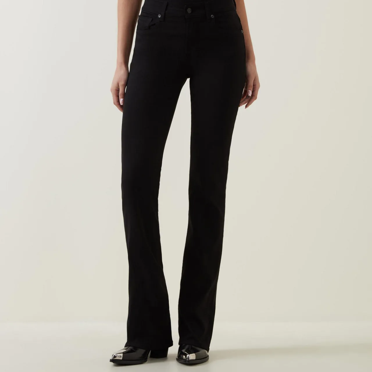 Outlet 7 FOR ALL MANKIND Mid-Rise Bootcut Jeans