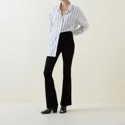 Mid-Rise Flared Jeans