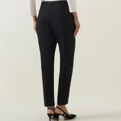 Best ELENA MIRÒ Mid-Rise Pleated Straight Leg Trousers