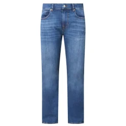 Mid-Rise Straight Leg Jeans