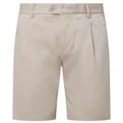 Mid-Rise Straight Leg Shorts