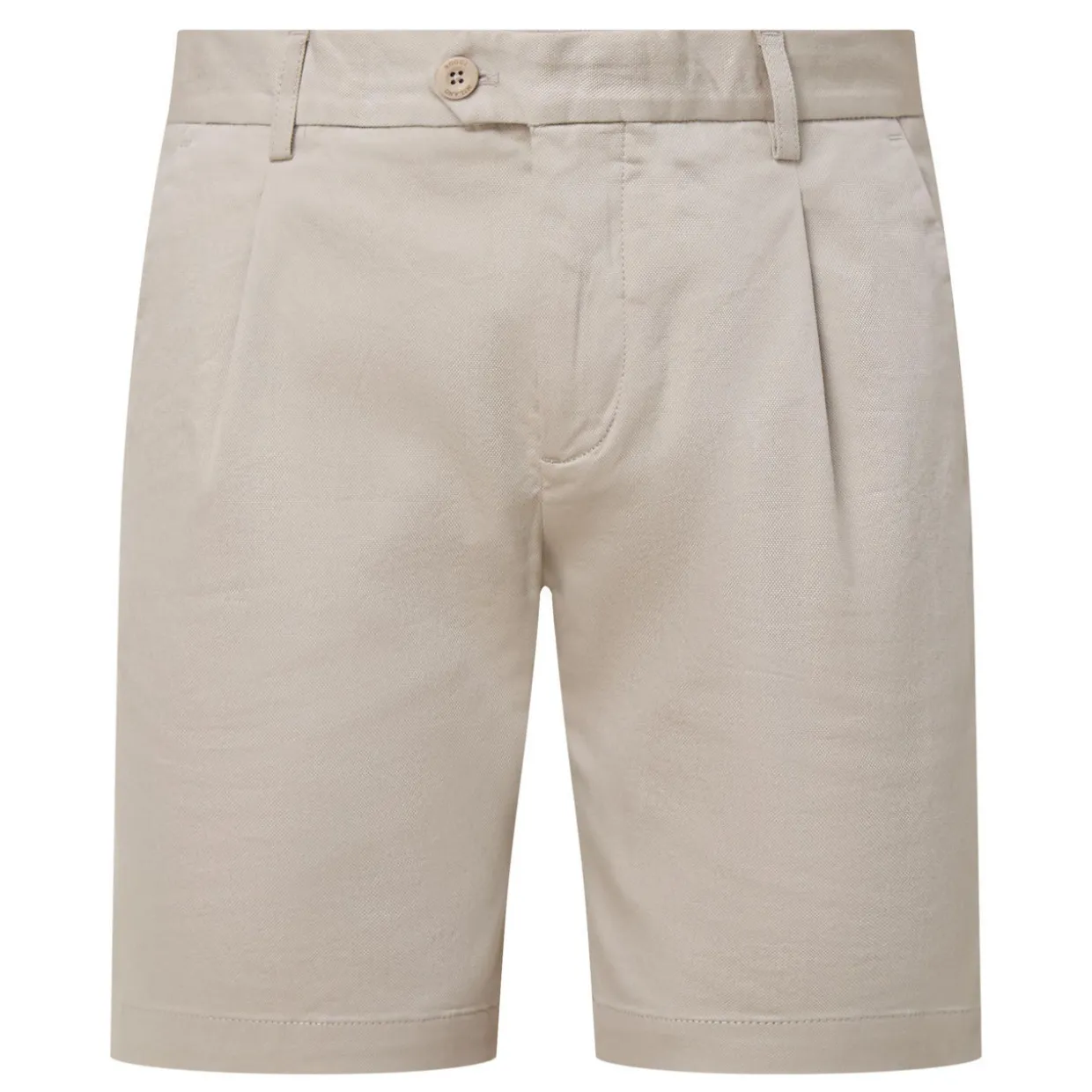 Mid-Rise Straight Leg Shorts