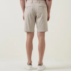 Mid-Rise Straight Leg Shorts
