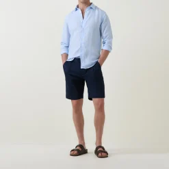 Fashion BOGGI MILANO Mid-Rise Straight Leg Shorts