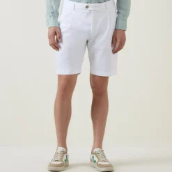 New BOGGI MILANO Mid-Rise Straight Leg Shorts