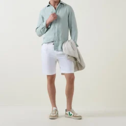 New BOGGI MILANO Mid-Rise Straight Leg Shorts