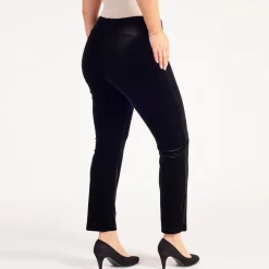 Discount CHESCA Mid-Rise Straight Leg Trousers