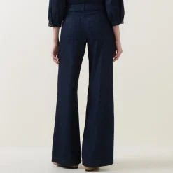 Discount LUISA CERANO Mid-Rise Wide Leg Jeans