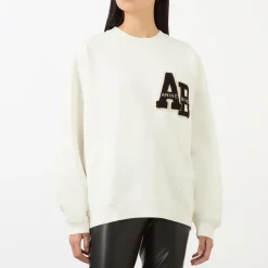 Miles Letterman Oversized Sweatshirt