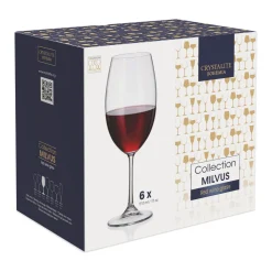 Milvus 510ml Wine Glasses, Set of 6