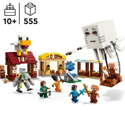 Sale LEGO Minecraft The Ghast Balloon Village Attack Set