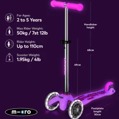 Discount MICRO SCOOTERS Mini Deluxe Glow Scooter