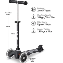 Mini Deluxe LED Scooter