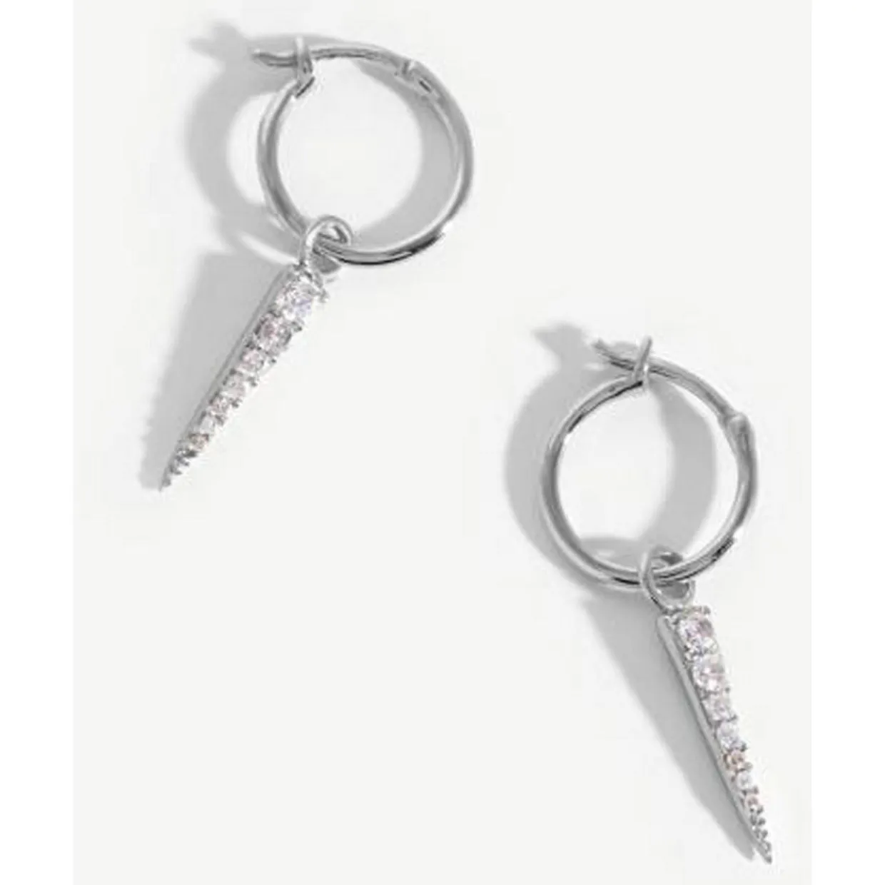 Mini Pavé Dagger Earrings