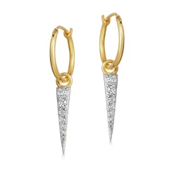 Sale MISSOMA Mini Pavé Spike Charm Earrings