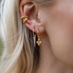 Sale MISSOMA Mini Pavé Spike Charm Earrings