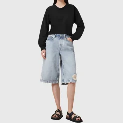 Discount ALLSAINTS Mira Haven Embroidered Sweatshirt