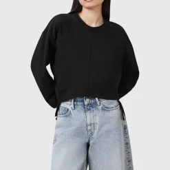 Discount ALLSAINTS Mira Haven Embroidered Sweatshirt