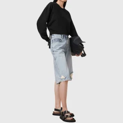 Discount ALLSAINTS Mira Haven Embroidered Sweatshirt