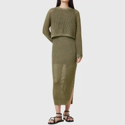Fashion ALLSAINTS Miro Hybrid Knit Dress