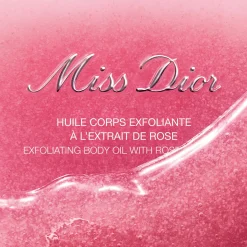Best DIOR Miss Exfoliating Body Oil with Rose Extract