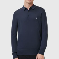 Mode Logo Knit Polo Shirt