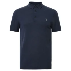 Outlet ALLSAINTS Mode Logo Knit Polo Shirt