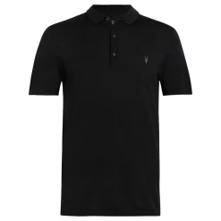 Outlet ALLSAINTS Mode Logo Knitted Polo Shirt
