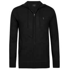 Fashion ALLSAINTS Mode Logo Zip-Through Sweater