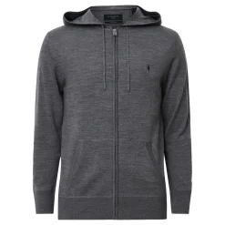 Mode Merino Wool Zipped Logo Hoodie