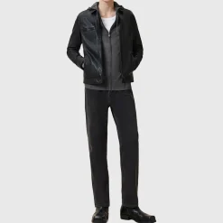 Mode Merino Wool Zipped Logo Hoodie