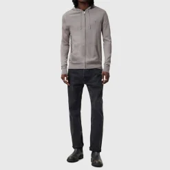 Mode Ramskull Zip Drawstring Hoodie