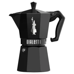 Hot BIALETTI Moka Exclusive 6 Cup Black