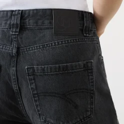 Mom Straight Leg Cropped Jeans