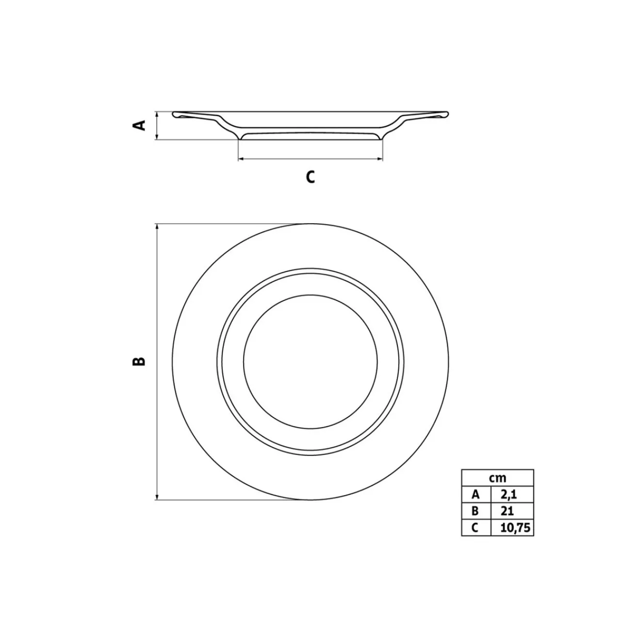 Online TRAMONTINA Mono Porcelain Side Plate 21cm
