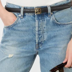 Clearance ANINE BING Monogram Logo Belt