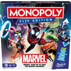 Discount BOARD GAMES Monopoly Flip Edition: Marvel
