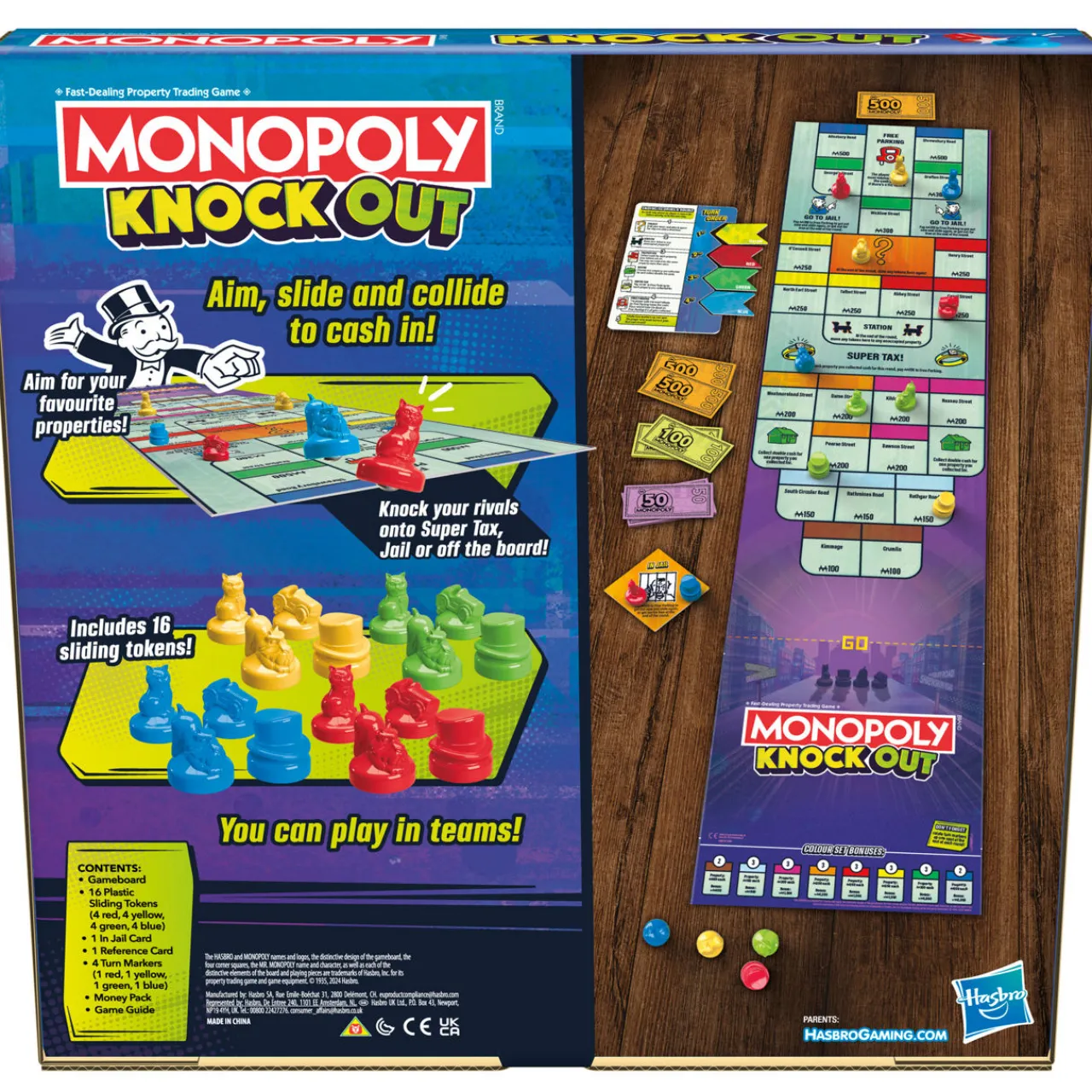 Hot BOARD GAMES Monopoly Knockout