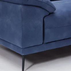 Clearance CASEYS FURNITURE Montero 5-Seater RHF Corner Sofa Navy